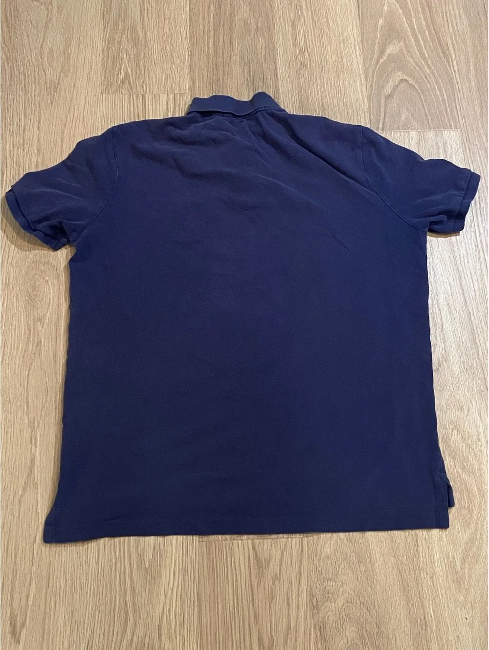 Polo Ralph Lauren Navy Blue Polo Shirt with Red Logo Size Large
